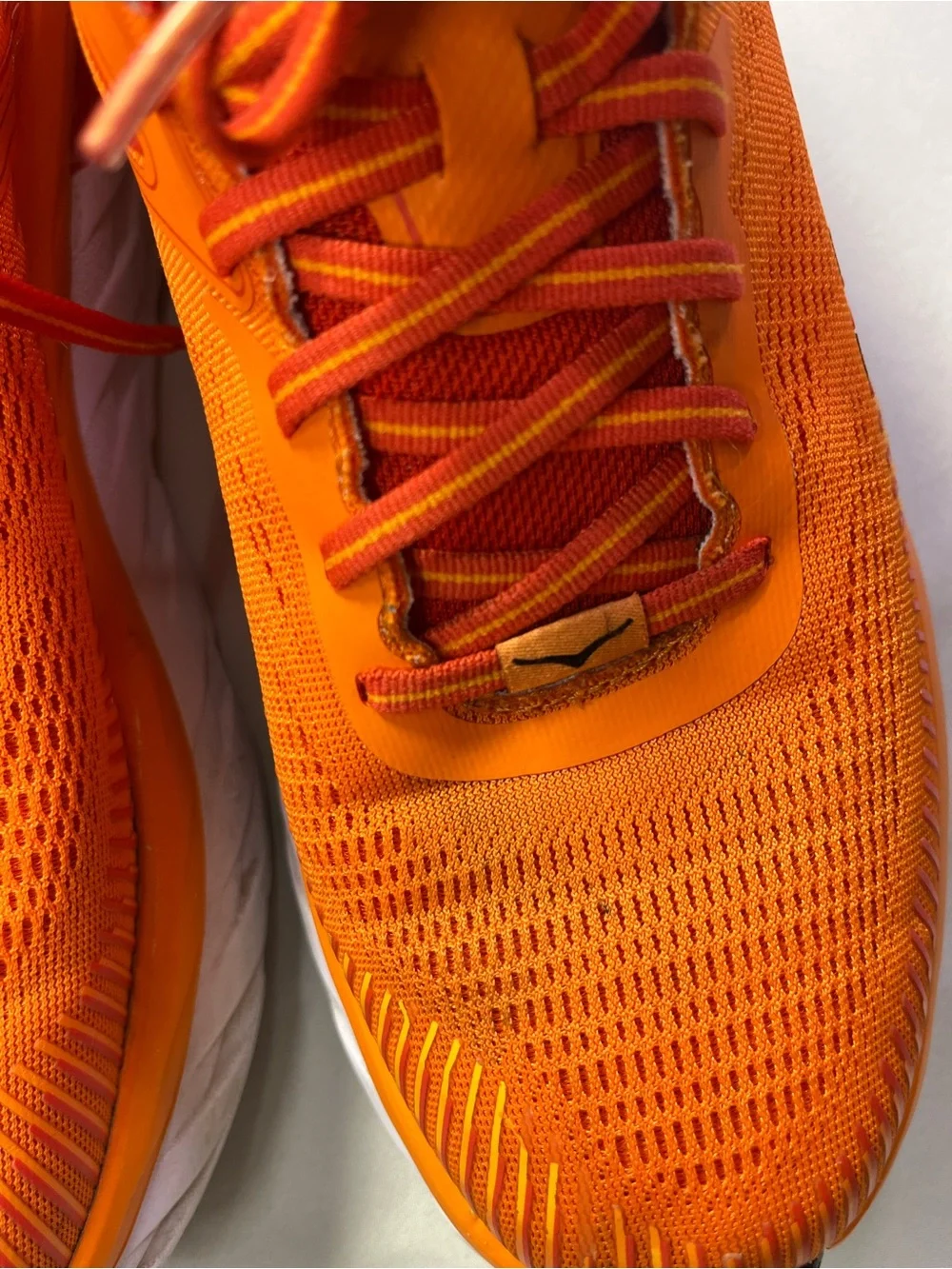 Hoka One One Bondi 7 Mens Running Shoes Persimmon Orange - 9.5